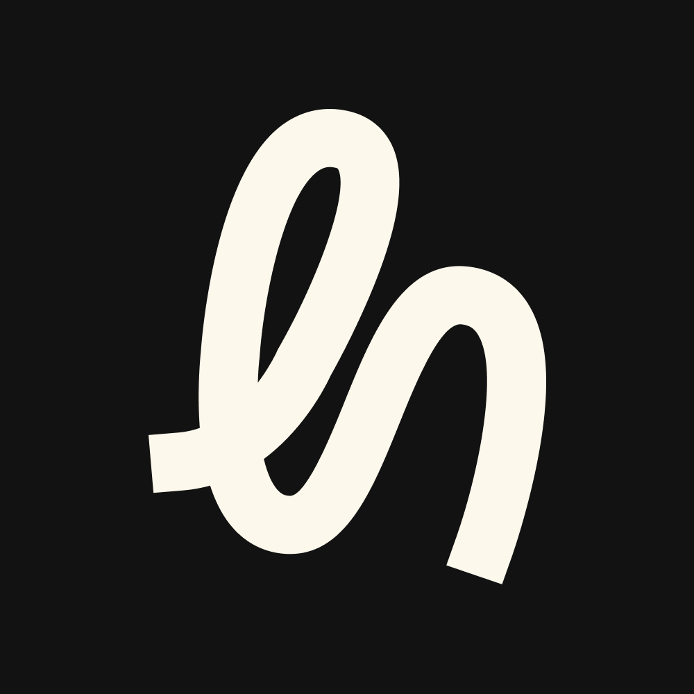 a white letter on a black background