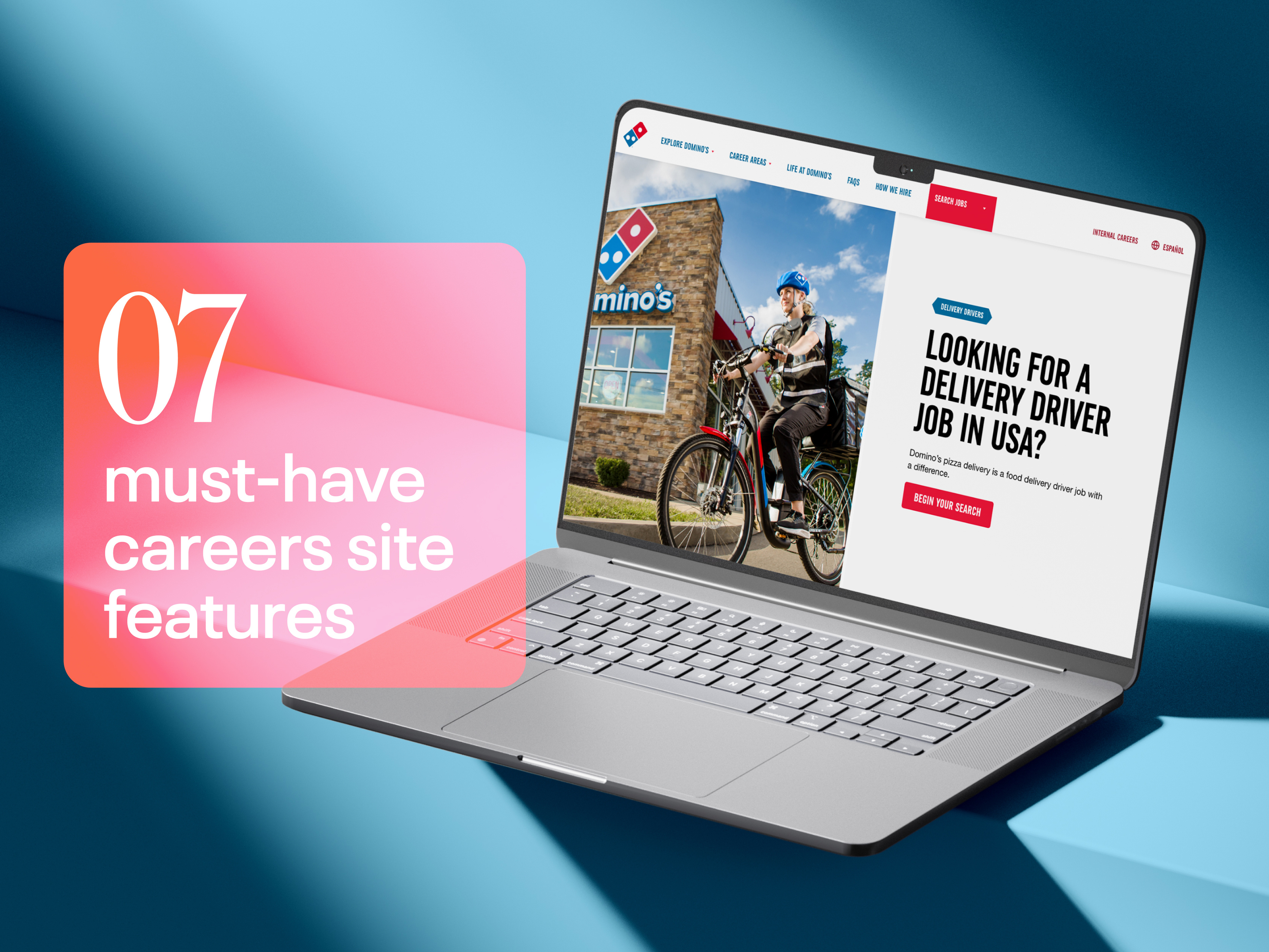 a laptop with a picture of a person riding a bicycle