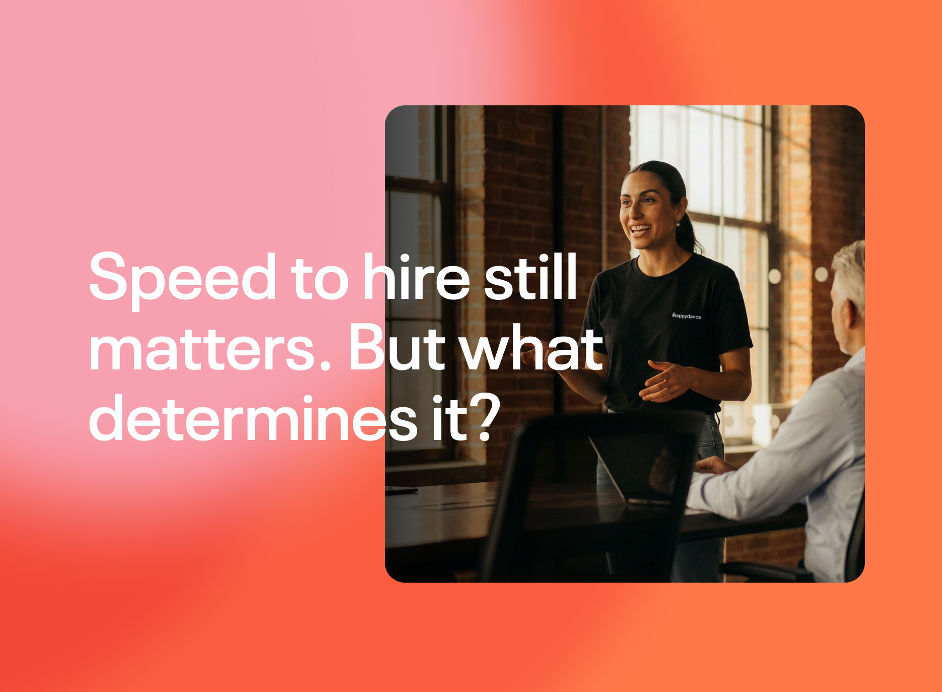 Blog Speed To Hire Still Matters