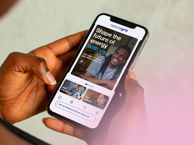 a person holding a cell phone