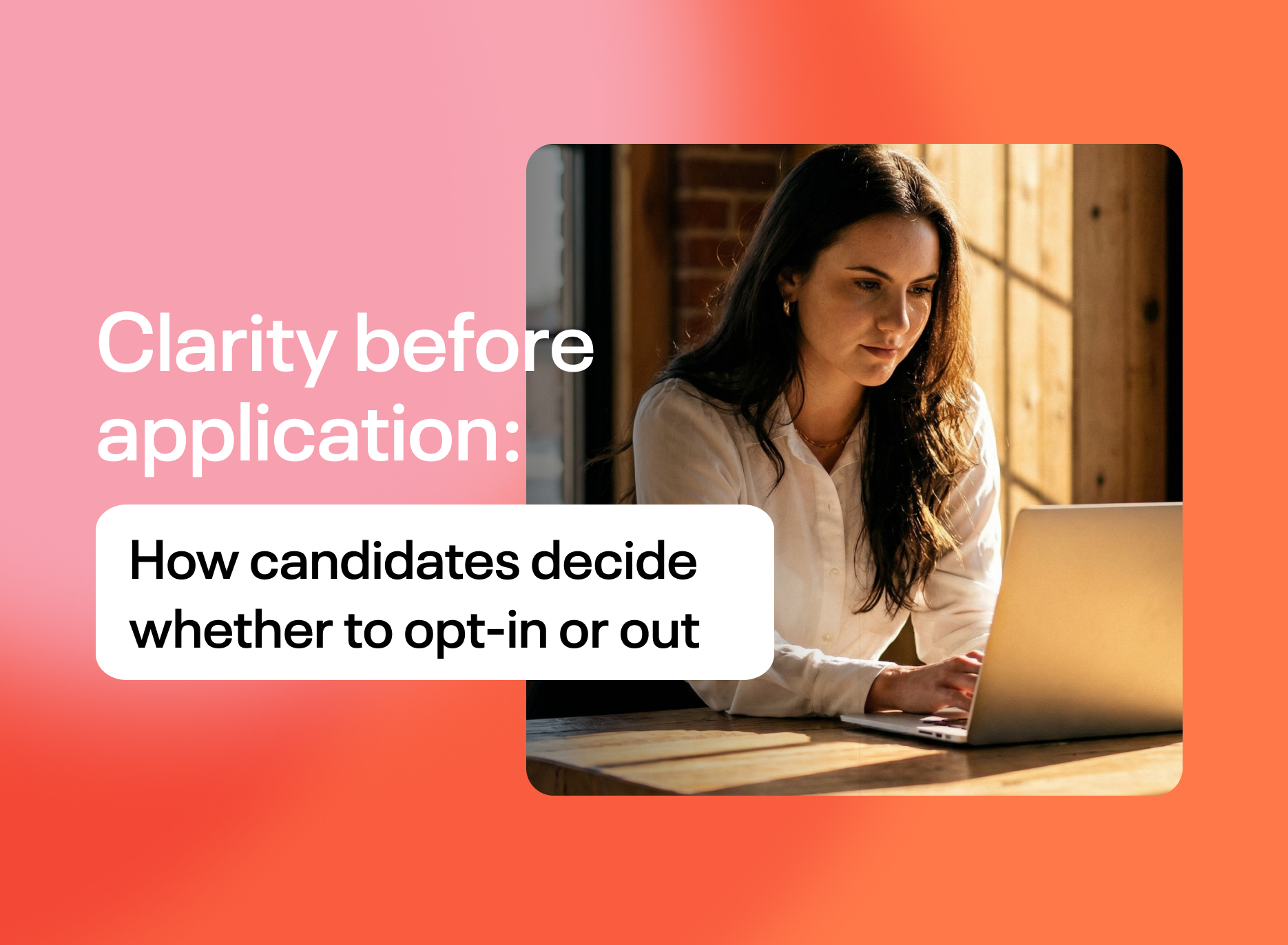 Blog Clarity Before Application