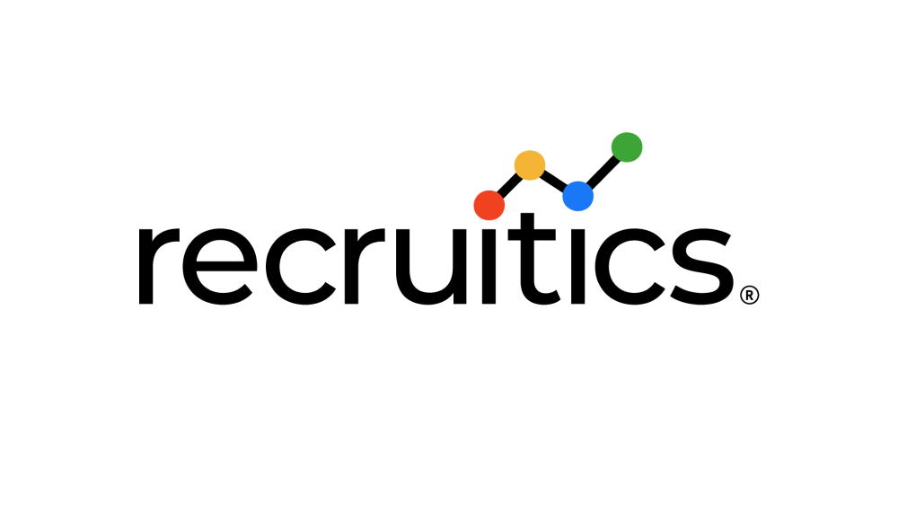 a logo with colorful dots