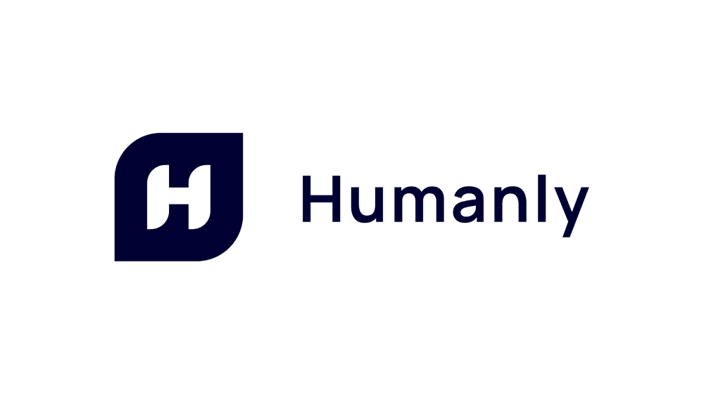 a logo with a letter h