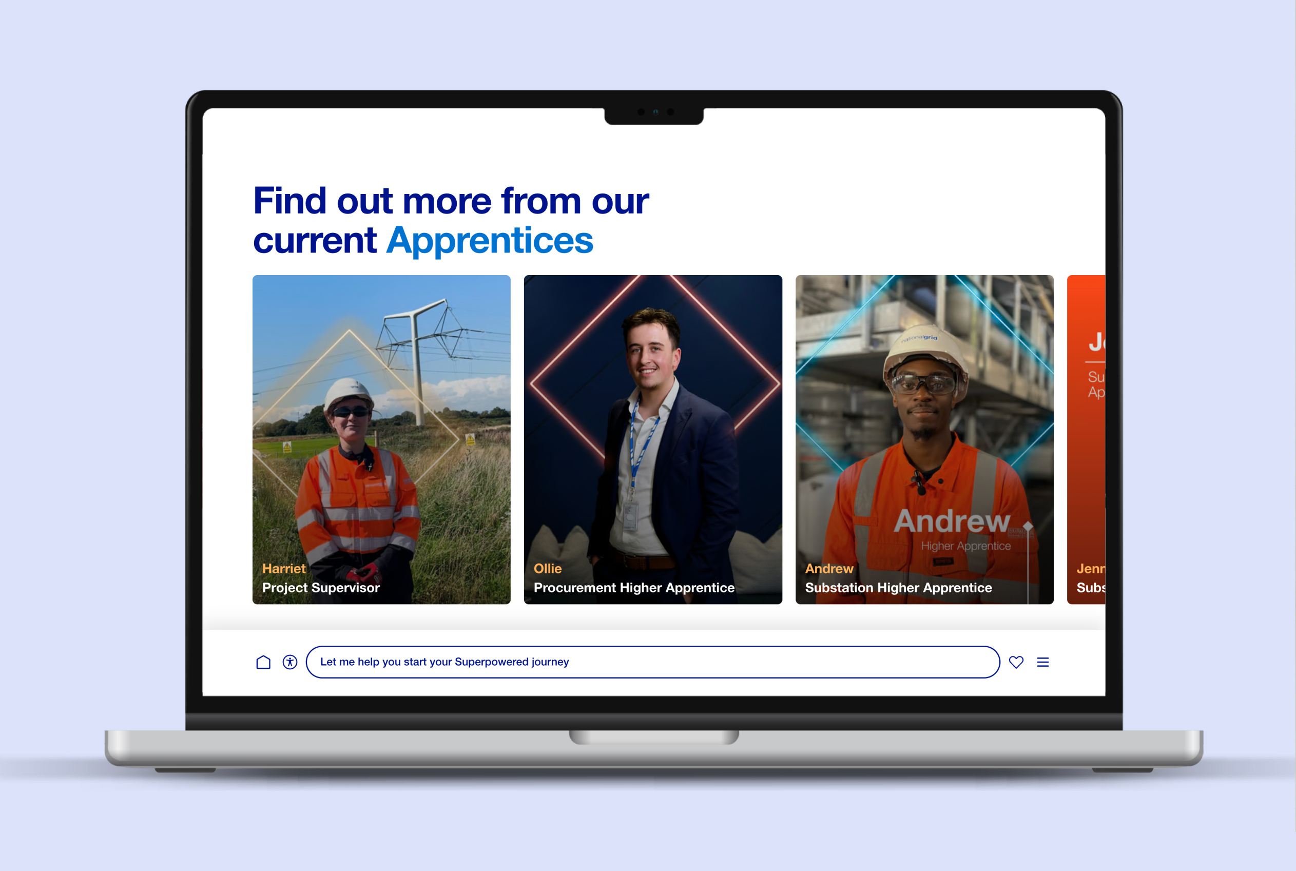 Find out more about current apprentices